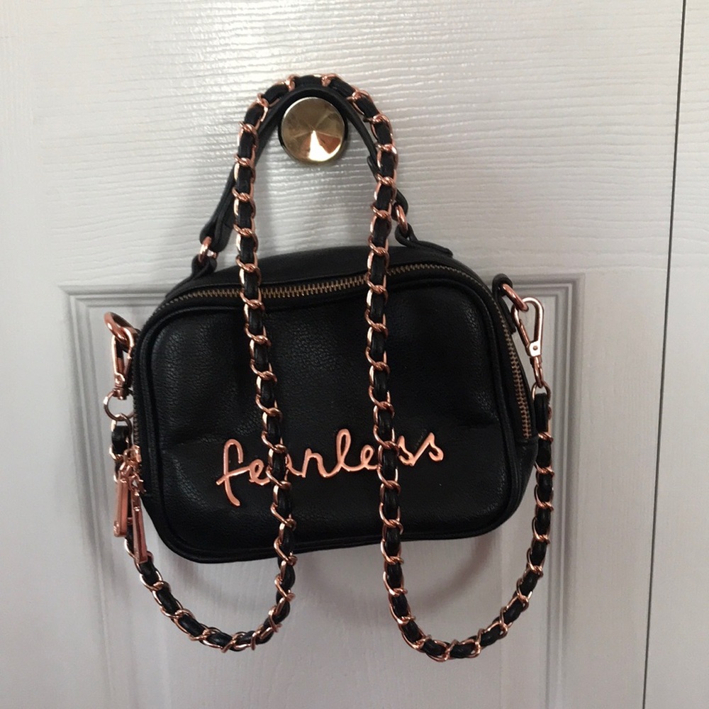 Charming Charlie little black shoulder bag.